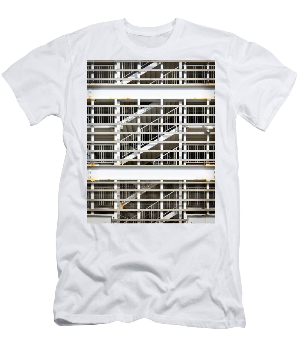 Architect T-Shirt featuring the photograph Garage Stairs by Bill Chizek