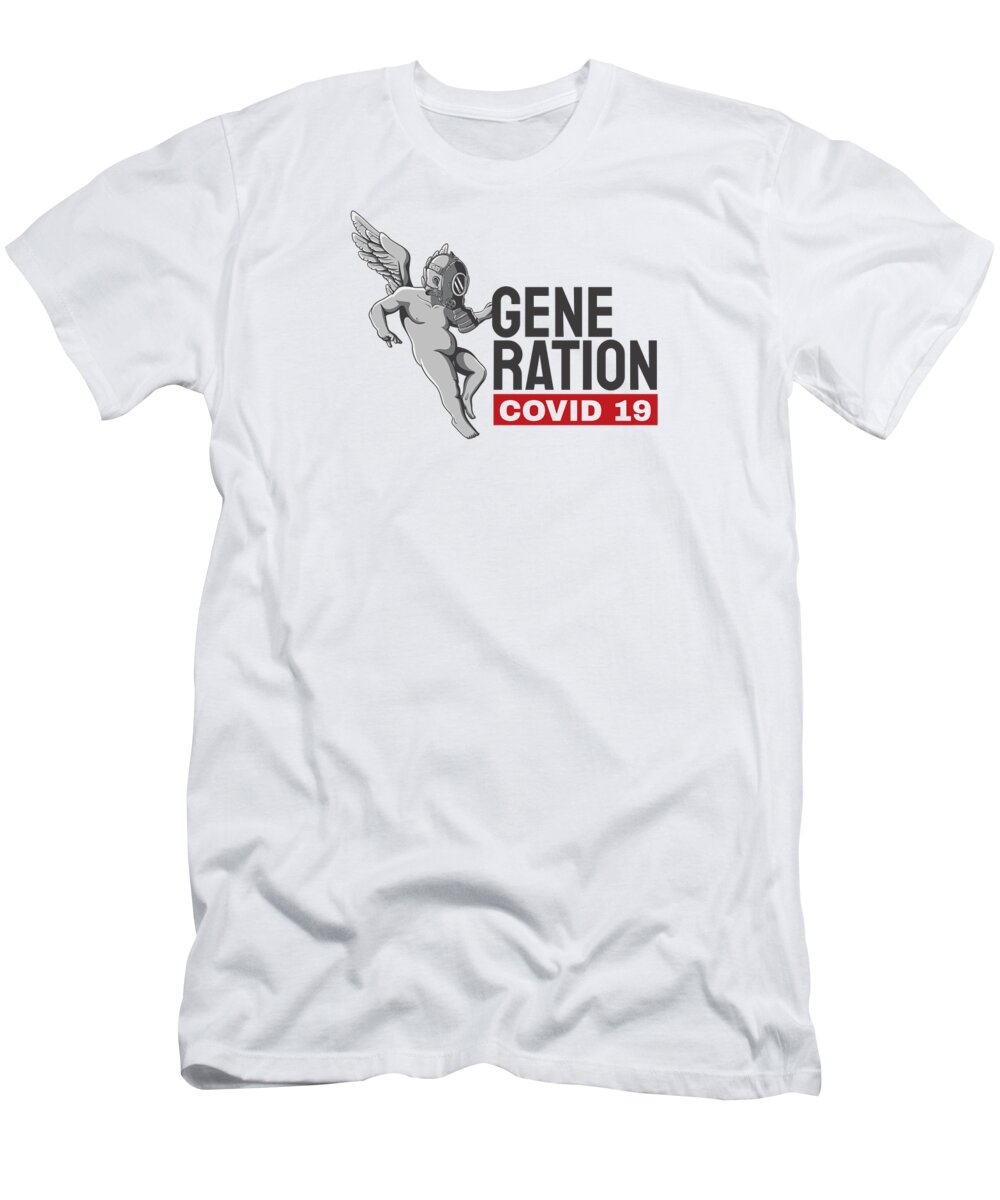 Generation T-Shirt featuring the digital art Generation Covid19 by Jeff Creation