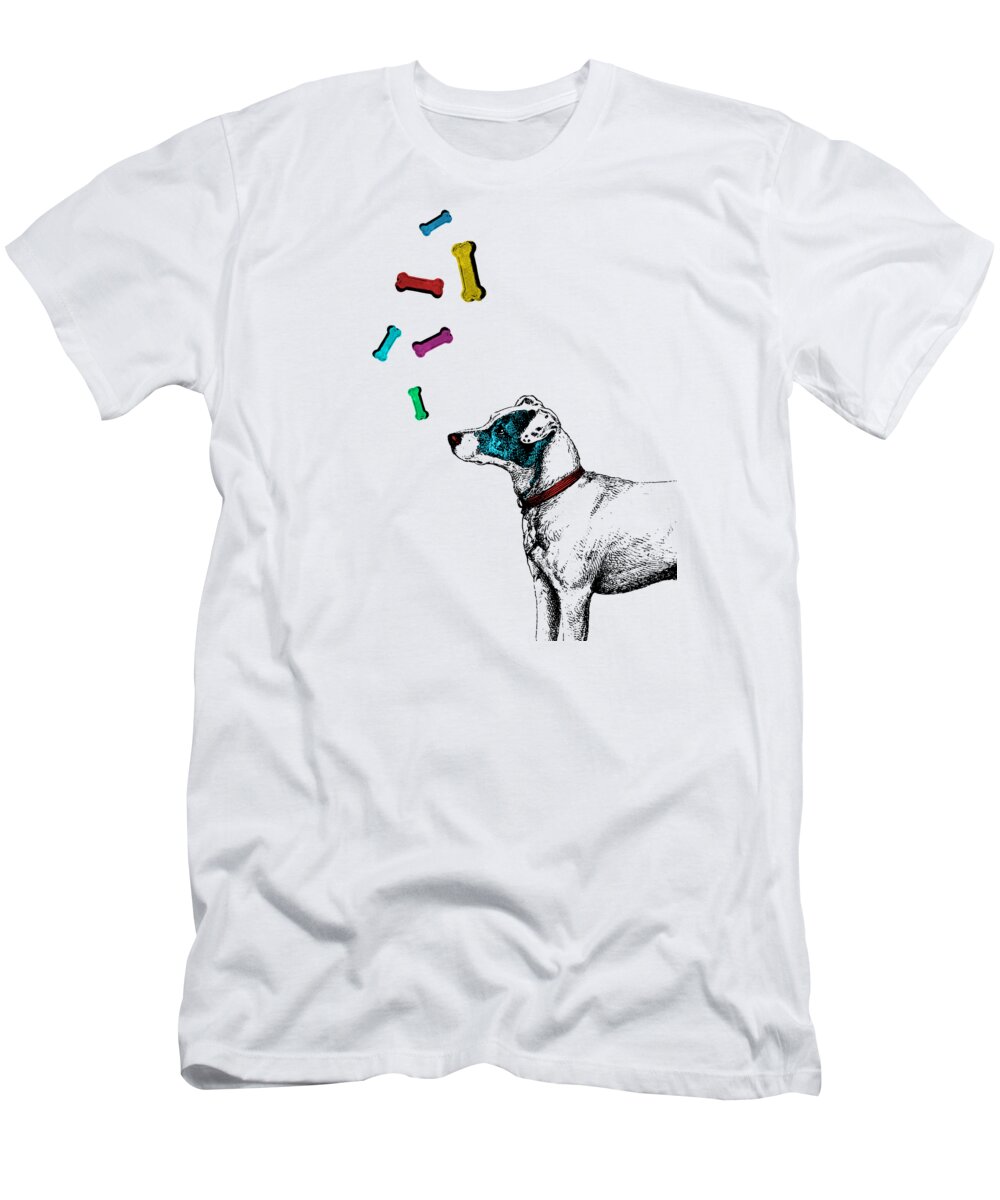 Jack Russell T-Shirt featuring the digital art Good Boy by Madame Memento