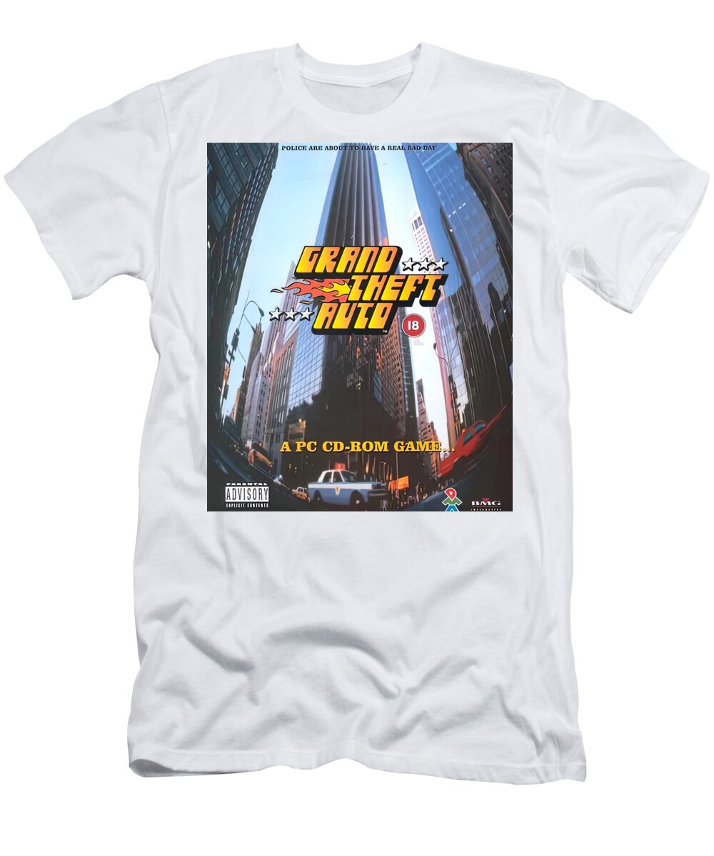 Grand Theft Auto T-Shirt by Katelyn Smith - Pixels