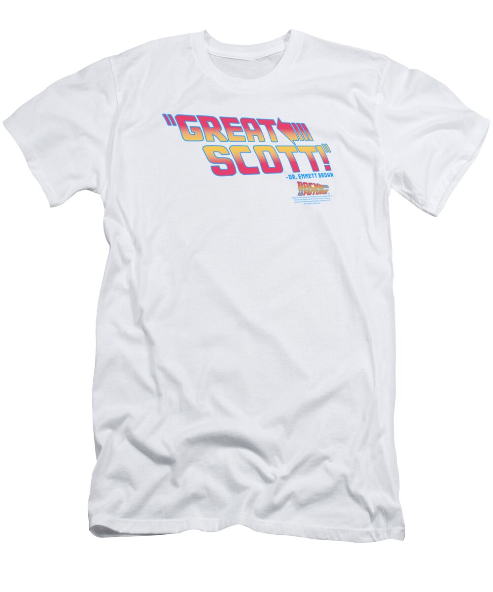 Back To The Future T-Shirt featuring the digital art Great Scott by Samantha Monahan