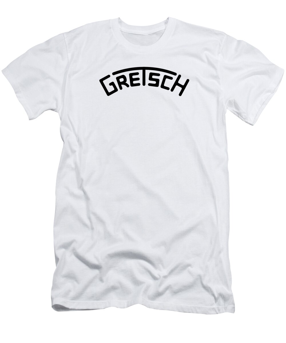 Gretsch T-Shirt featuring the digital art Gretsch Guitar by Rania Laria