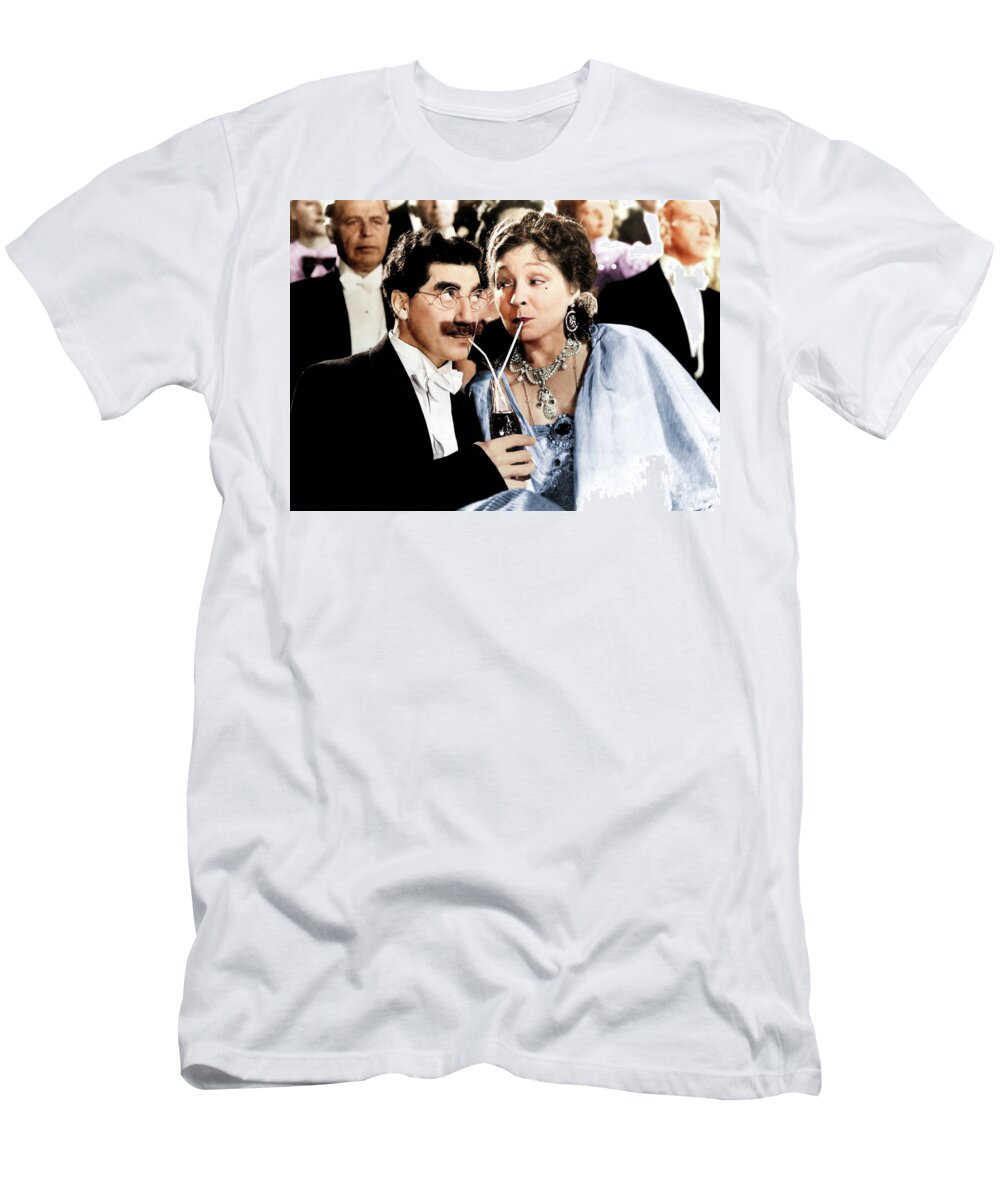 Groucho Marx and Margaret Dumont T-Shirt by Stars on Art - Pixels