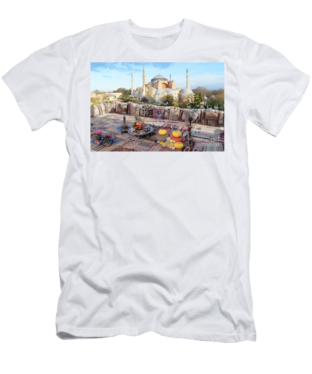 Hagia Sophia T-Shirt featuring the photograph Hagia Sophia cathedral by Anastasy Yarmolovich