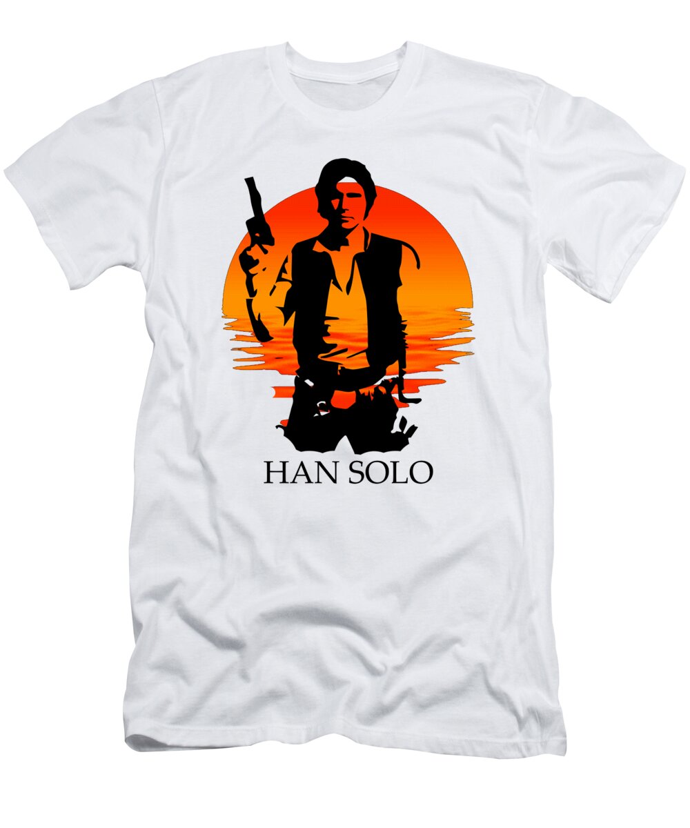 scene tolv Asser Han Solo Star Wars T-Shirt by Frannigan - Pixels