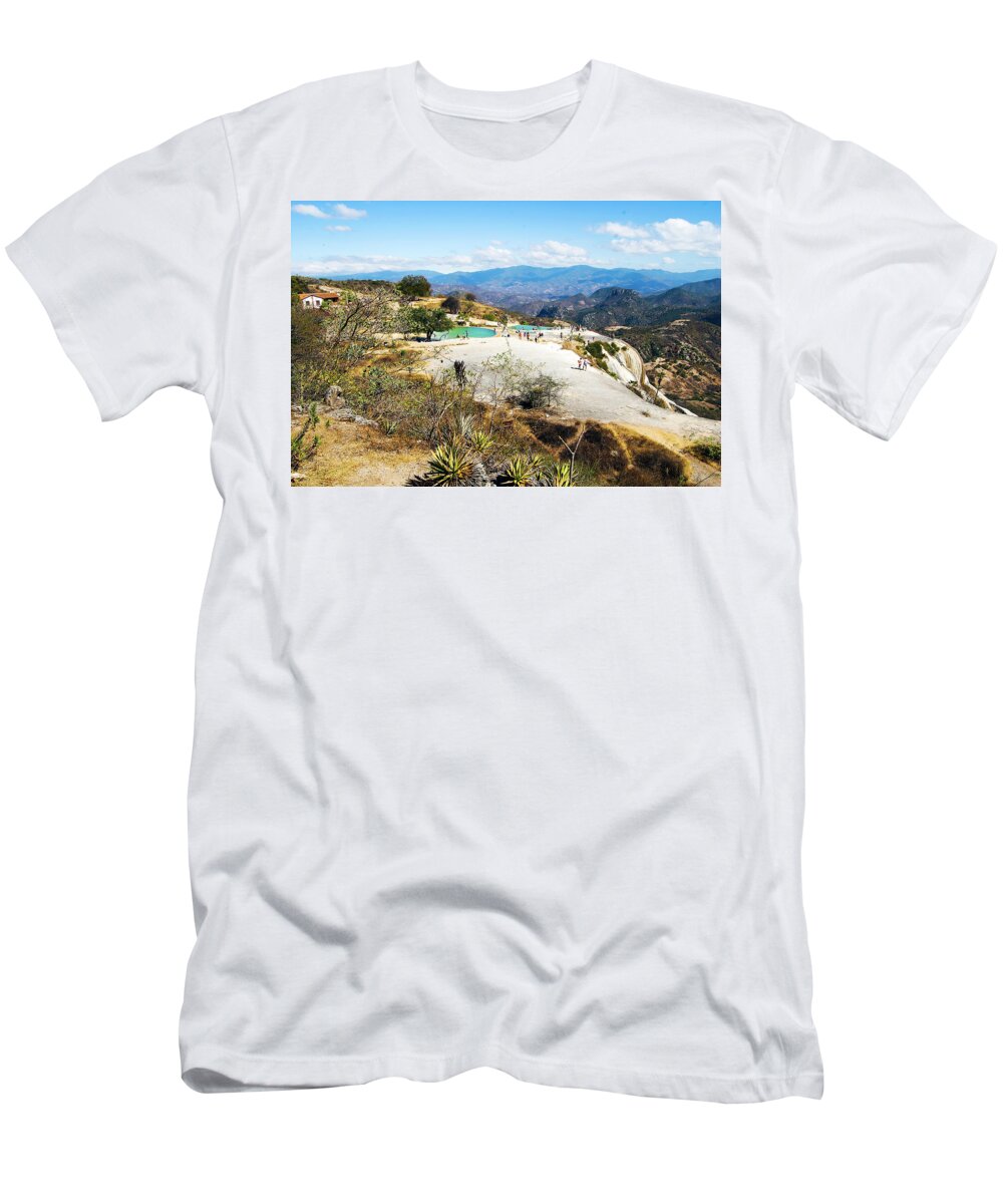 Hierve Del Agua T-Shirt featuring the photograph Hierve del Agua by William Scott Koenig