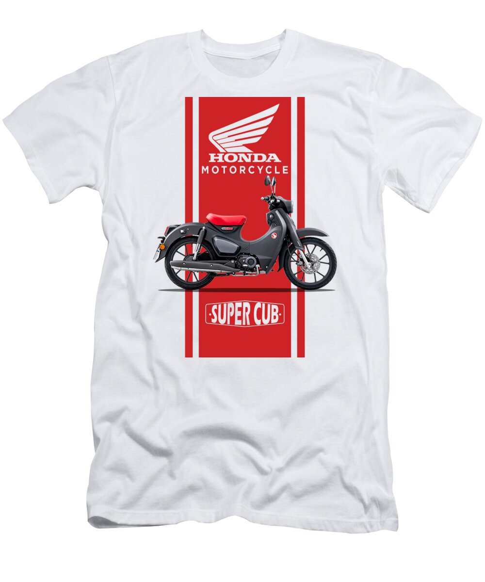 Honda Super Cub T-Shirt by Ramkumar GR - Fine Art America