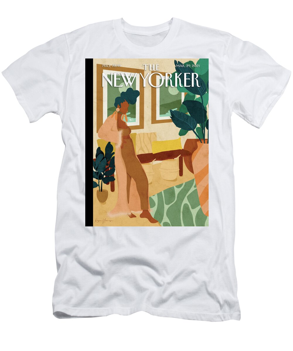 Fashion T-Shirt featuring the painting House Style by Reyna Noriega