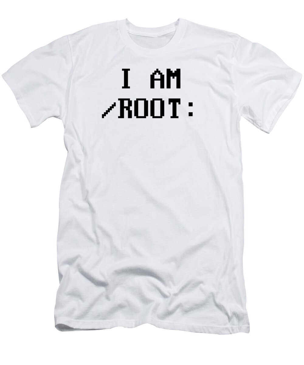 I Am Root Nerd Geek T-Shirt Jane Keeper - Pixels