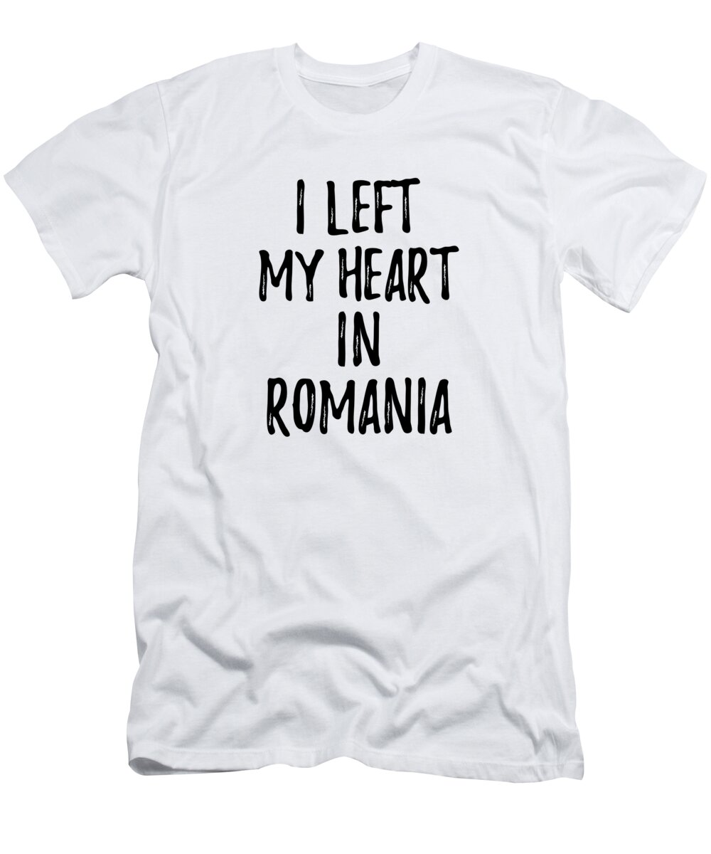 I Left My Heart In Romania Nostalgic Gift for Traveler Missing ...