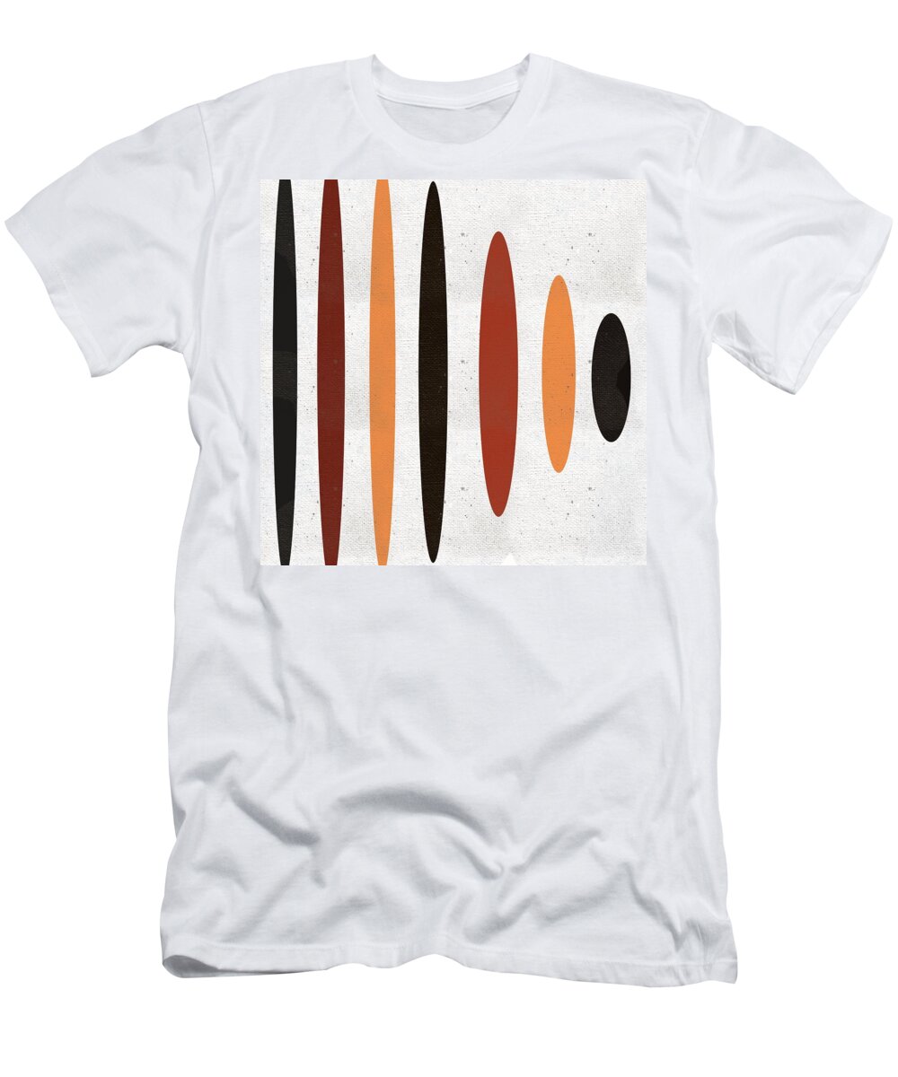 Abstract T-Shirt featuring the digital art Into the Woods by Bonnie Bruno
