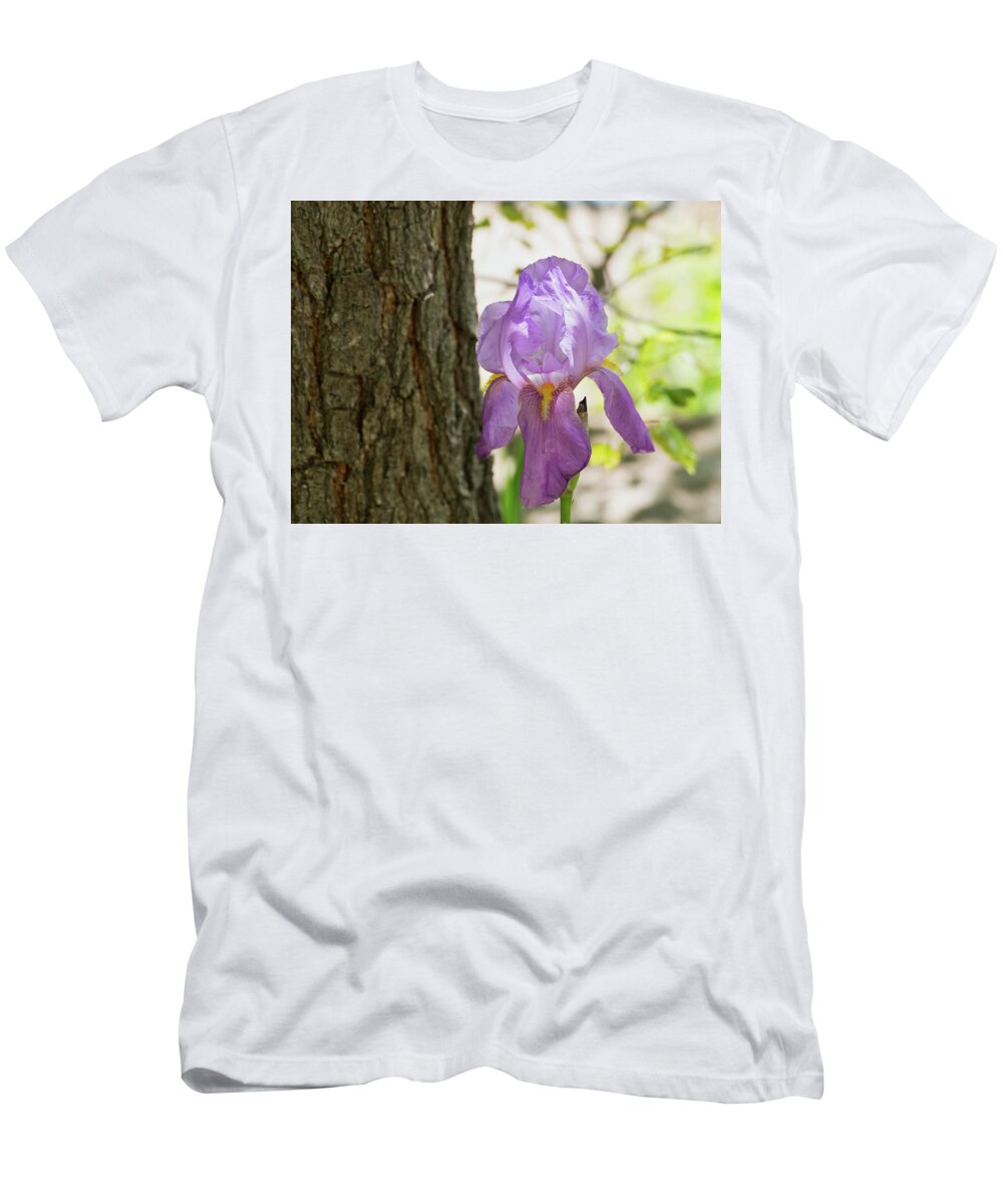 Flora T-Shirt featuring the photograph Iris by Segura Shaw Photography