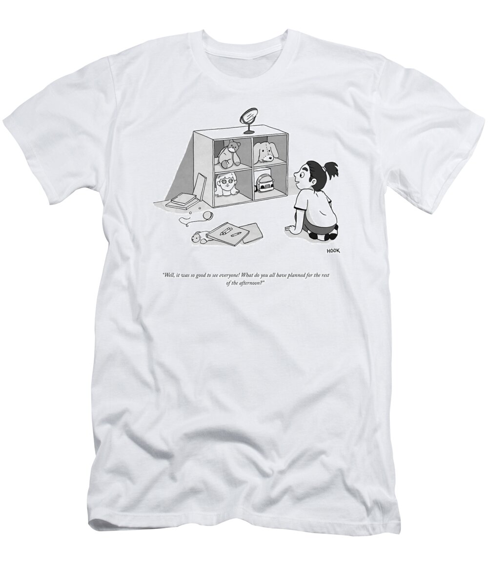 “well T-Shirt featuring the drawing It Was So Good To See Everyone by Leise Hook