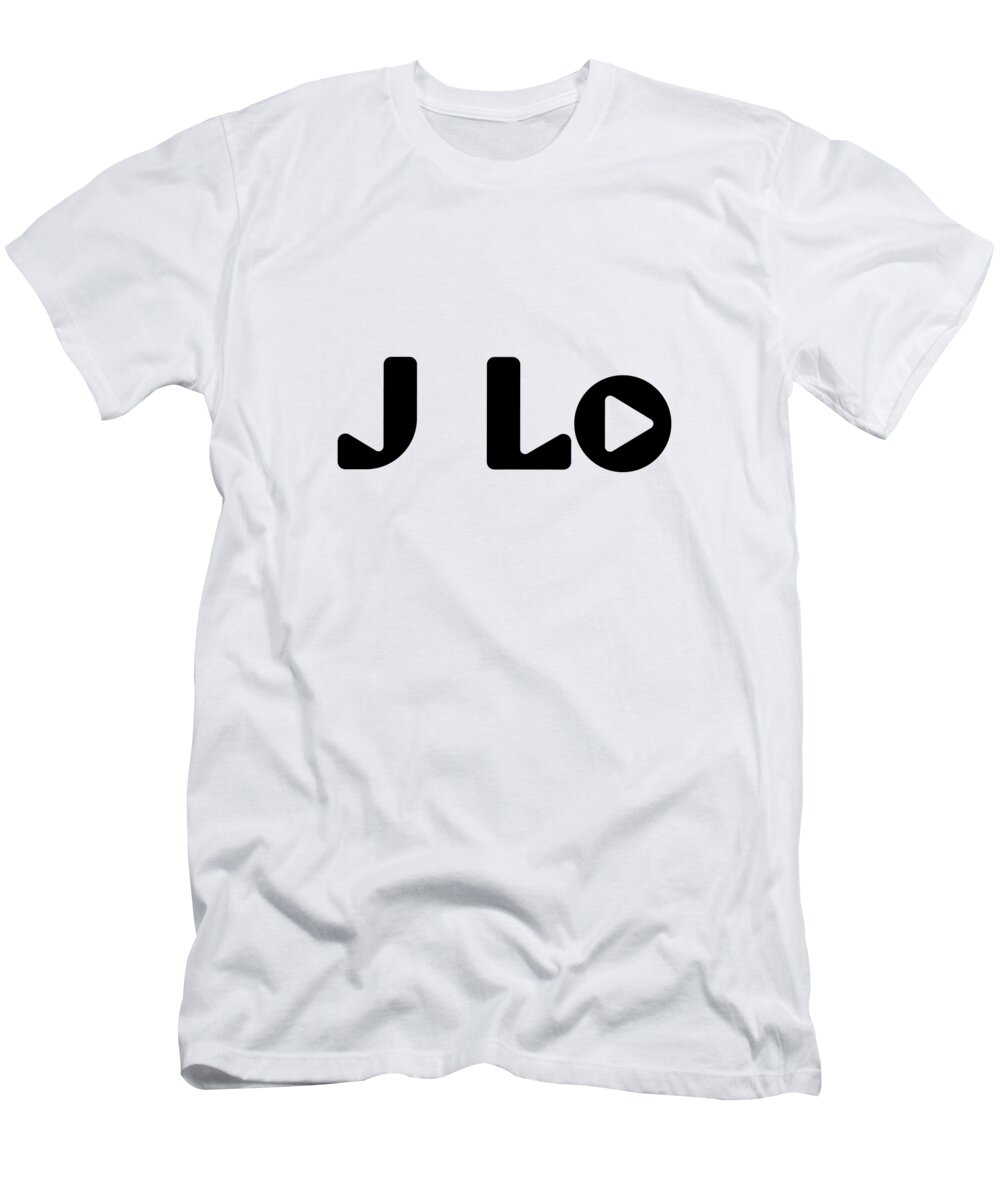 J Lo T-Shirt featuring the digital art J Lo by TintoDesigns