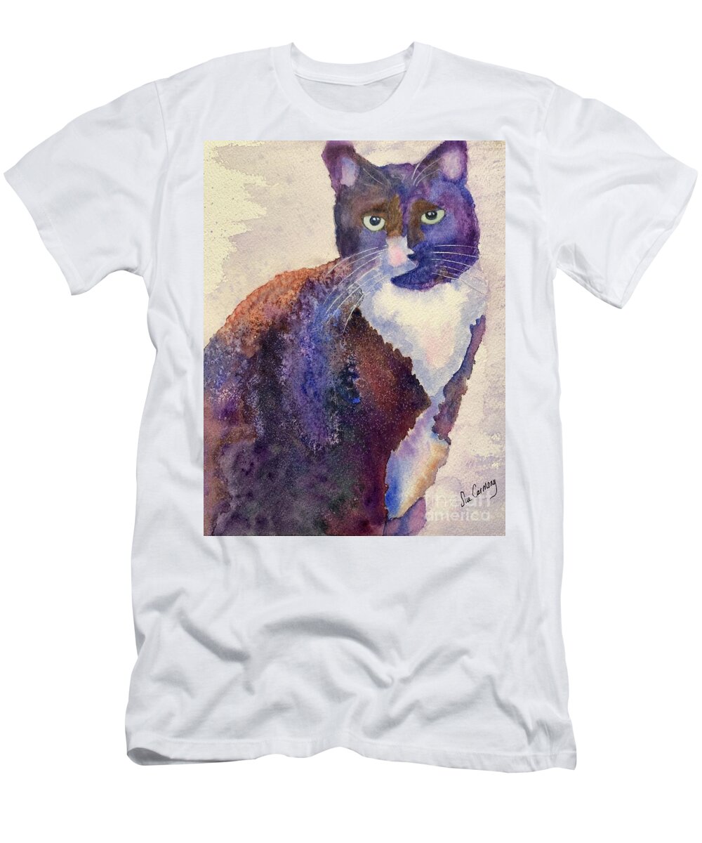 Tuxedo T-Shirt featuring the painting Kaylee by Sue Carmony
