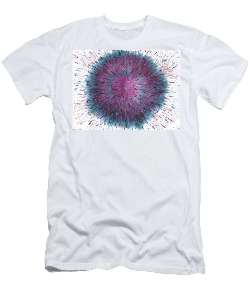  T-Shirt featuring the painting Keine Pusteblume by Petra Rau