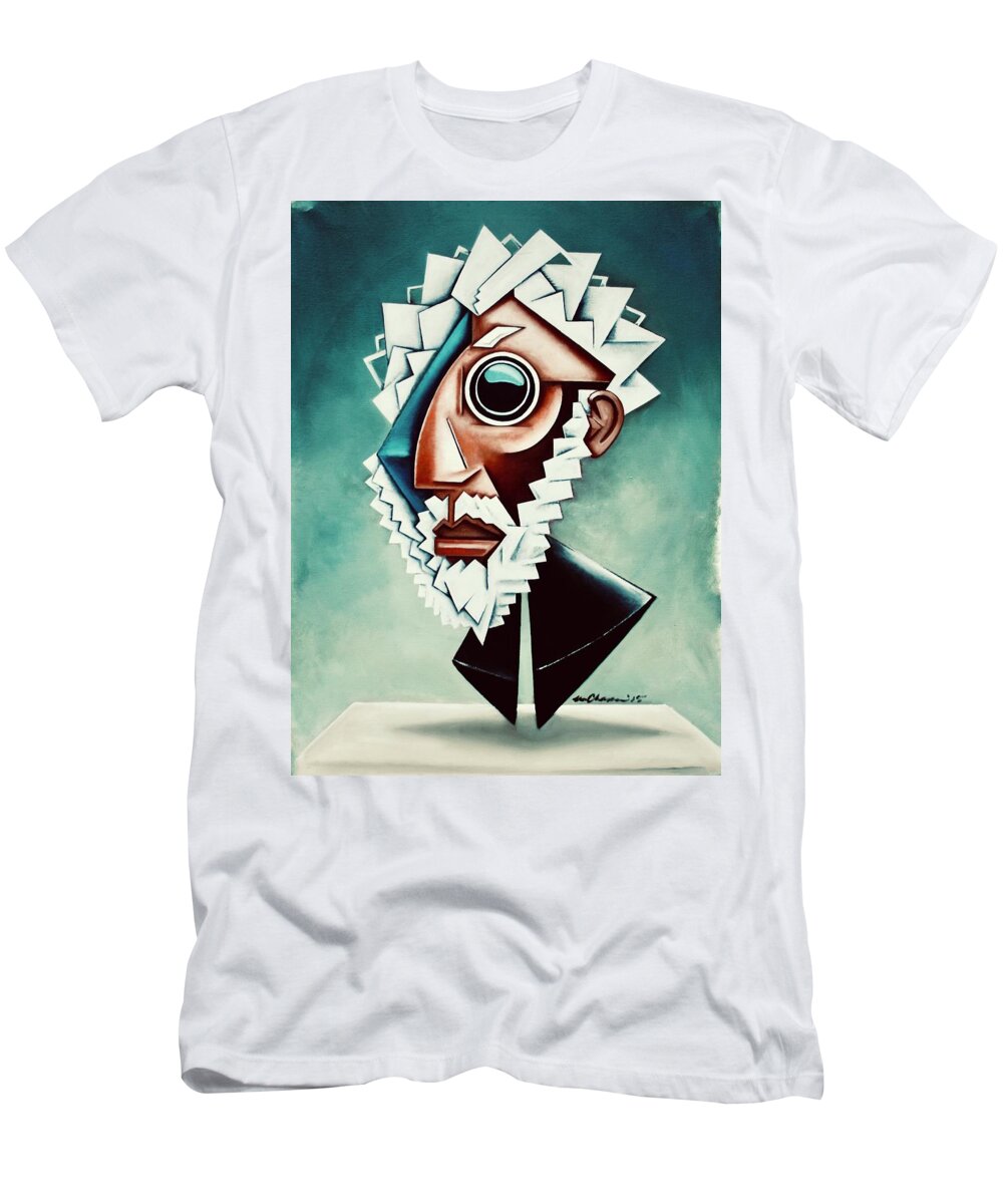 Sonny Rollins T-Shirt featuring the painting Late Sonny by Martel Chapman