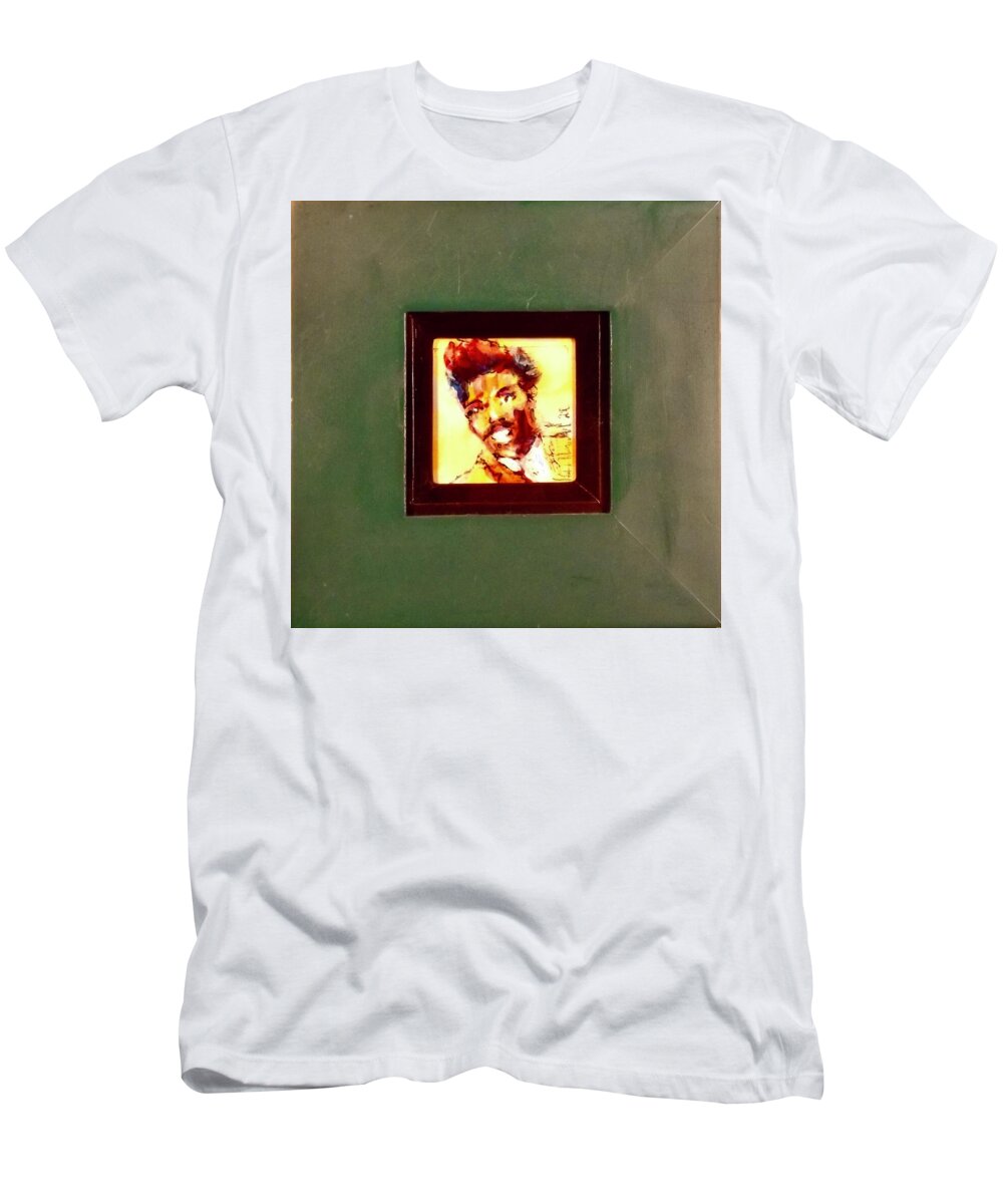 Painting T-Shirt featuring the painting Lil Richard by Les Leffingwell
