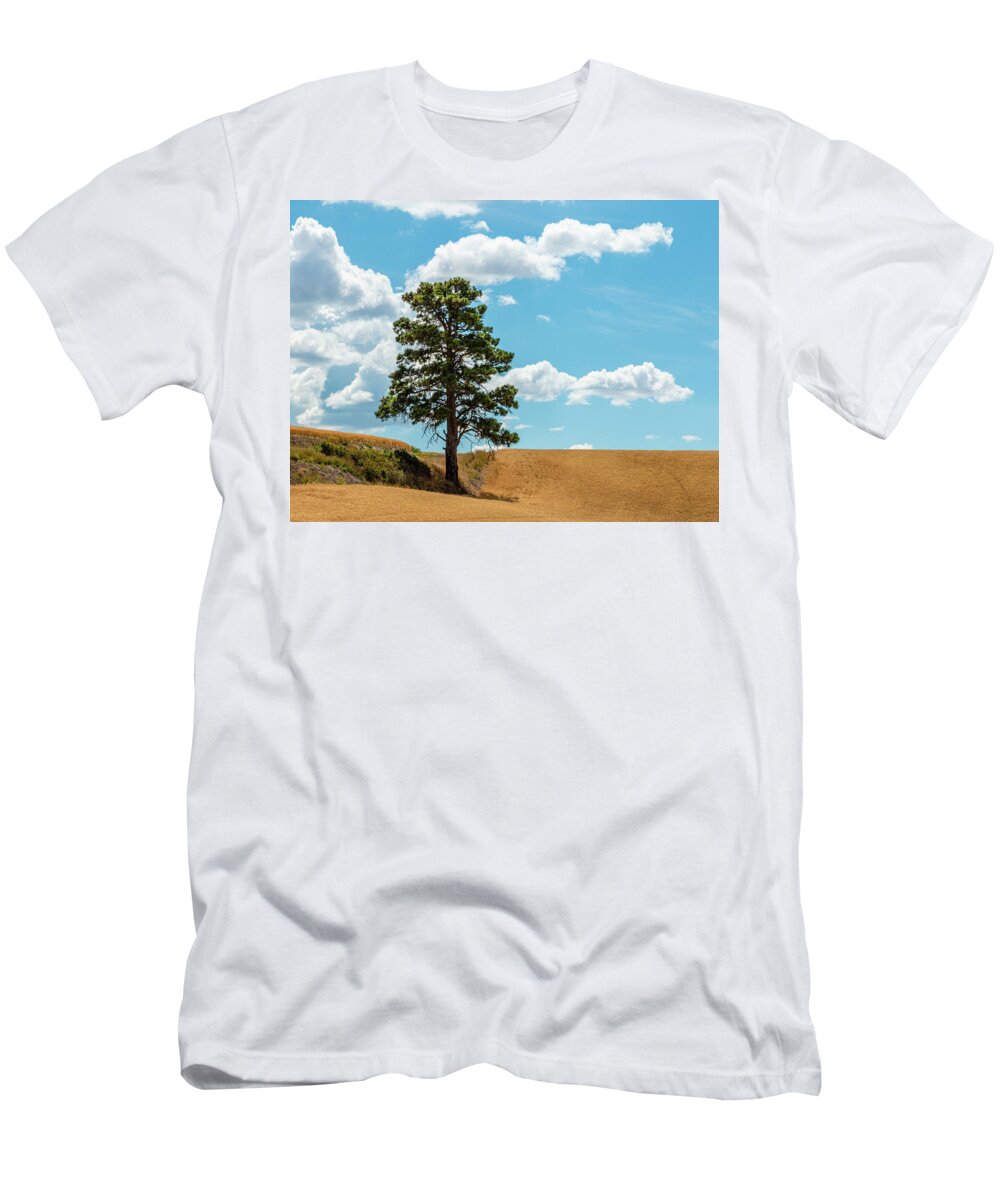 Landscapes T-Shirt featuring the photograph Lonesome Pine by Claude Dalley