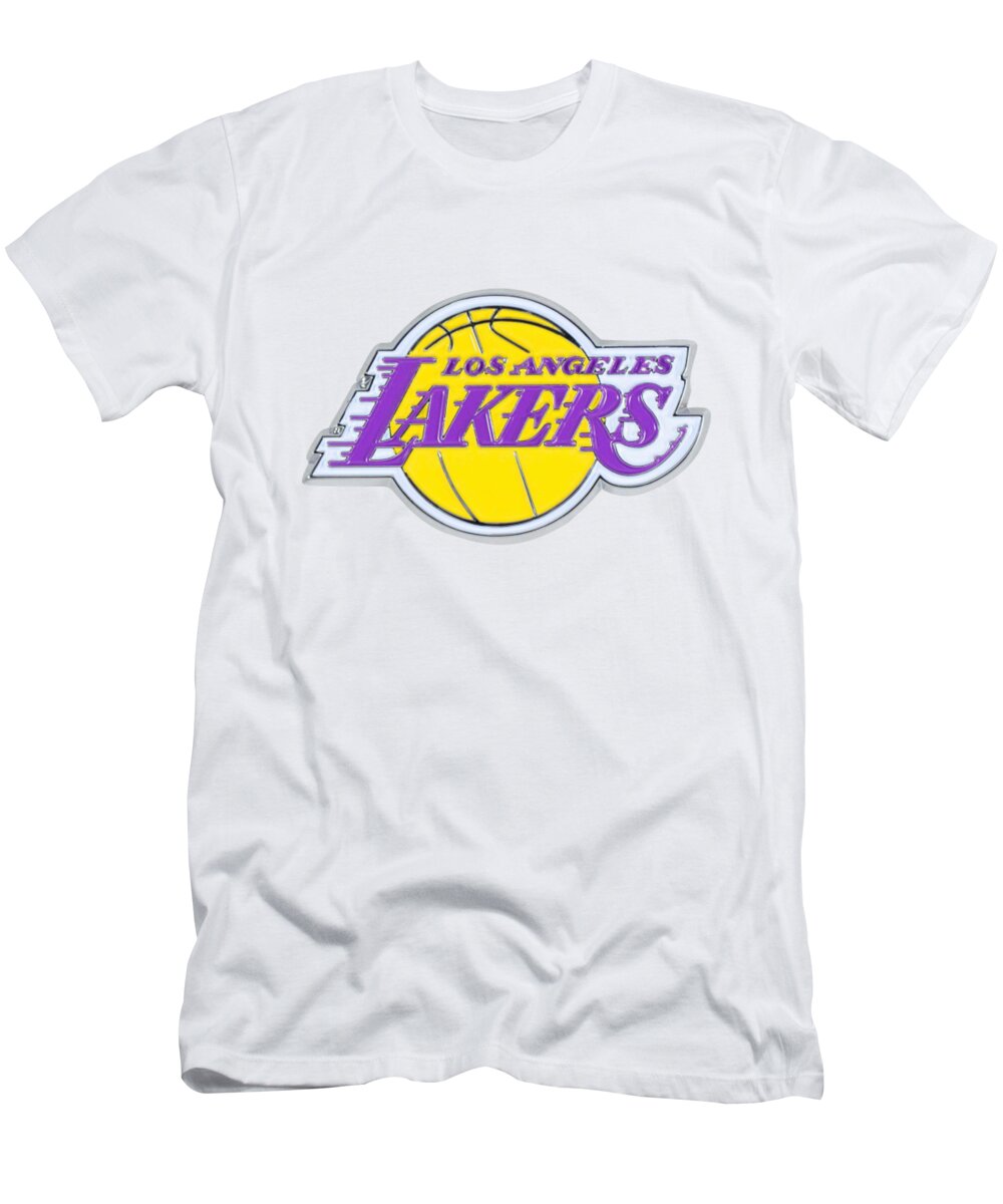 Los Angeles Lakers T-Shirt by Bernie Peterson - Pixels