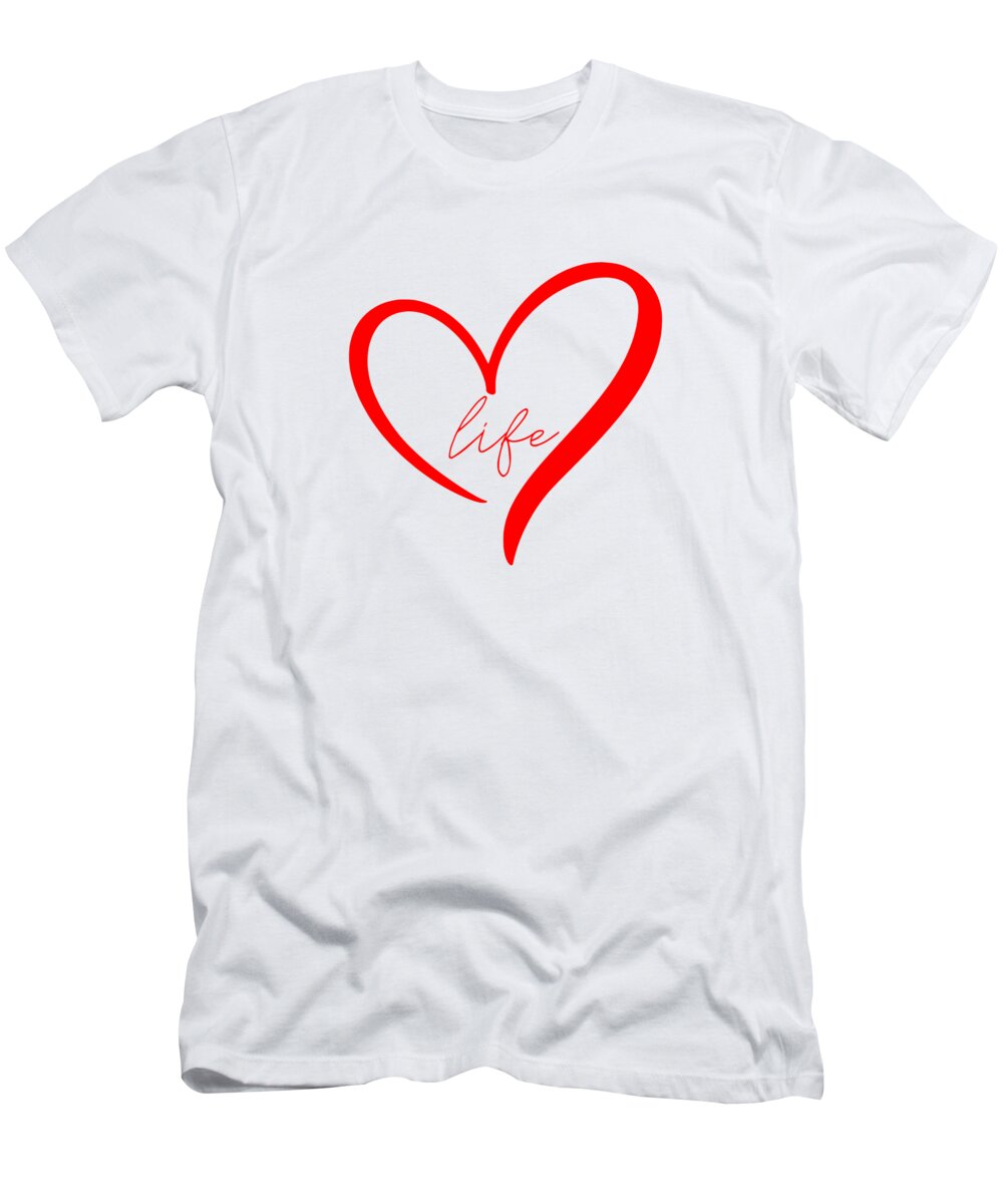 Love Of Life T-Shirt featuring the digital art Love of Life by Az Jackson