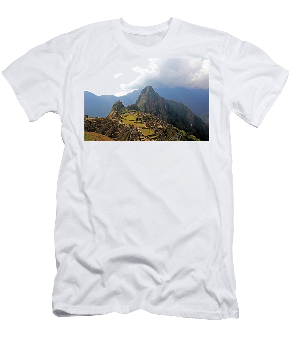 Machu Picchu T-Shirt featuring the photograph Machu Picchu 13 by Richard Krebs