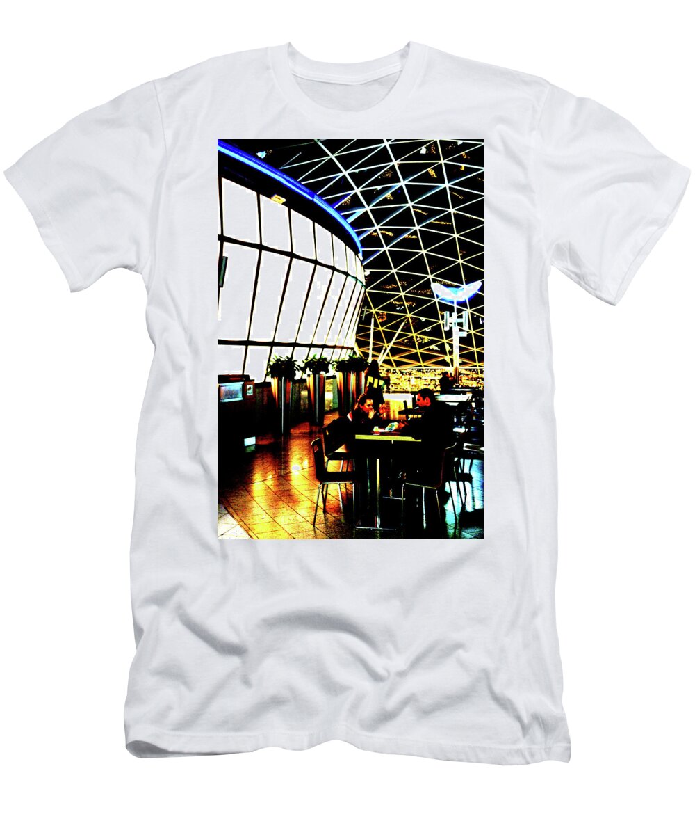 Mall T-Shirt featuring the photograph Mall In Warsaw, Poland by John Siest