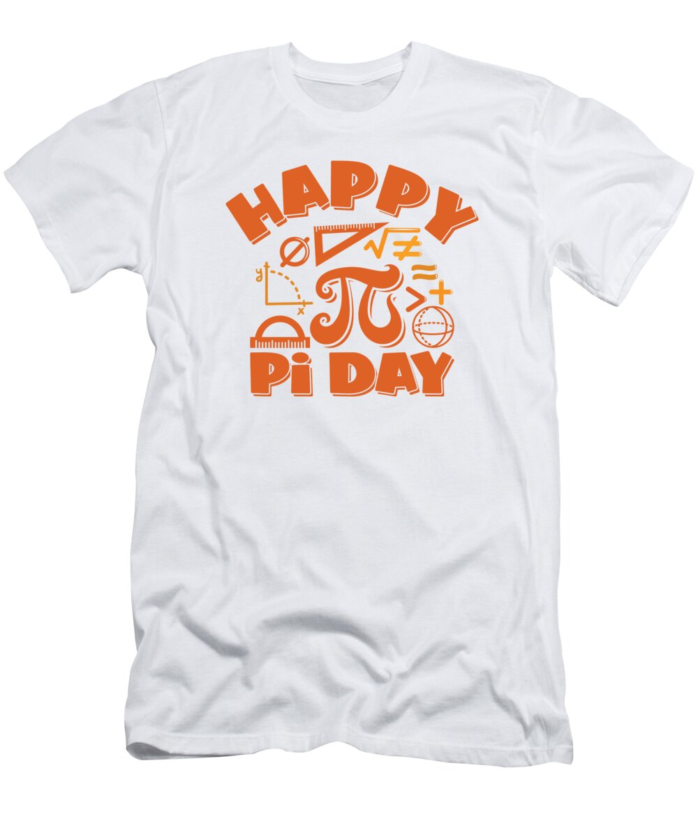 Mathematician T-Shirt featuring the digital art Mathematician PI Symbol Math PI Day by Toms Tee Store