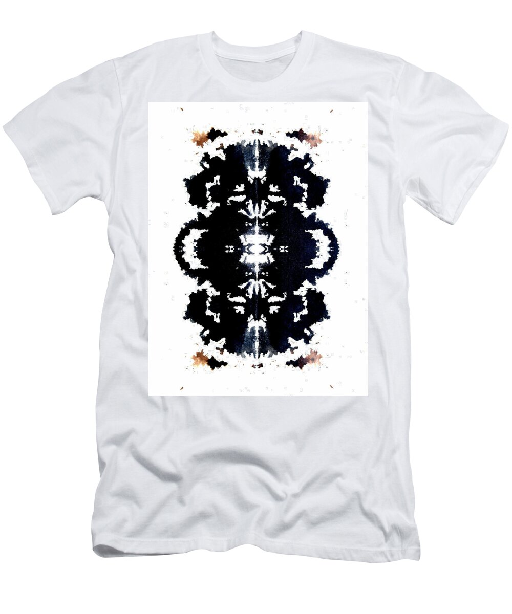 Abstract T-Shirt featuring the painting Meaningful Maniac by Stephenie Zagorski