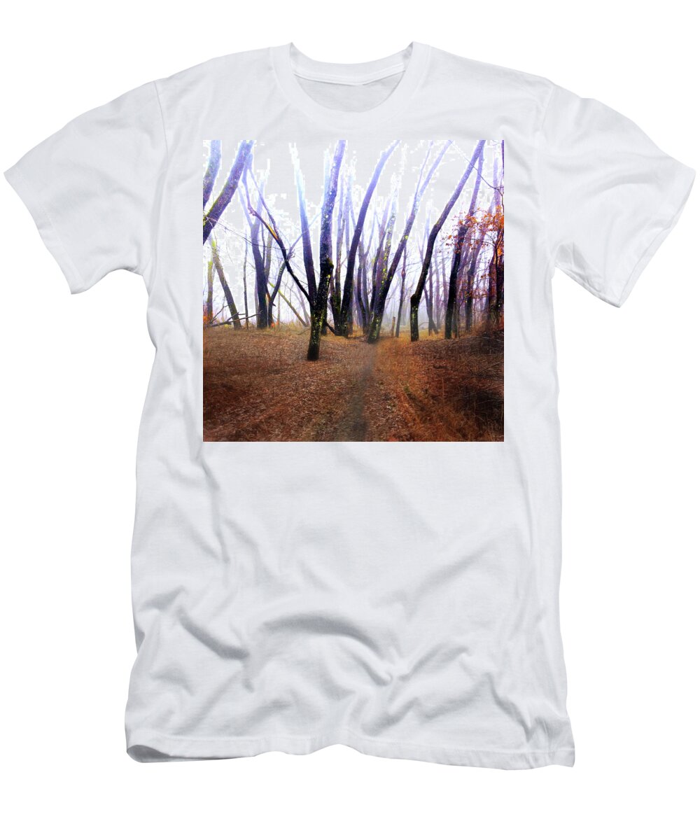 Meditation T-Shirt featuring the photograph Meditation on Fear by Wayne King
