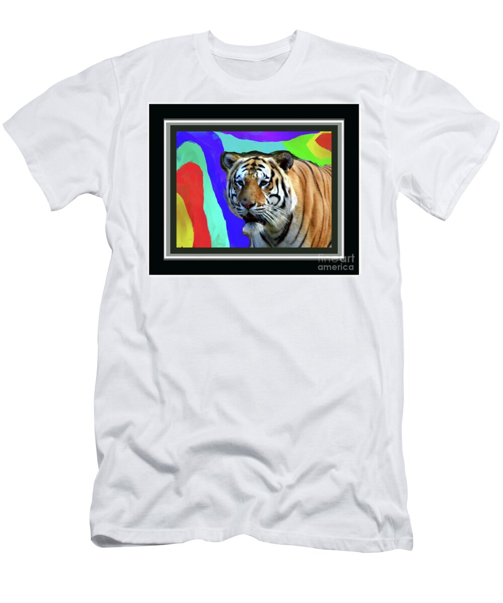  T-Shirt featuring the photograph Memphis Tiger by Shirley Moravec