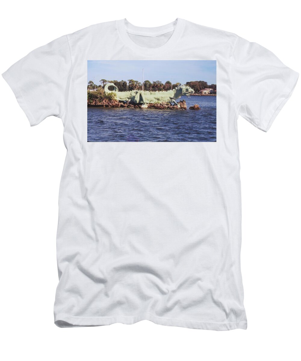 Dragon T-Shirt featuring the photograph Merritt Island River Dragon by Bradford Martin