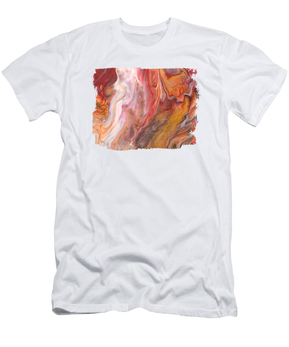 Mesmerizing T-Shirt featuring the painting Mesmerizing by Elisabeth Lucas