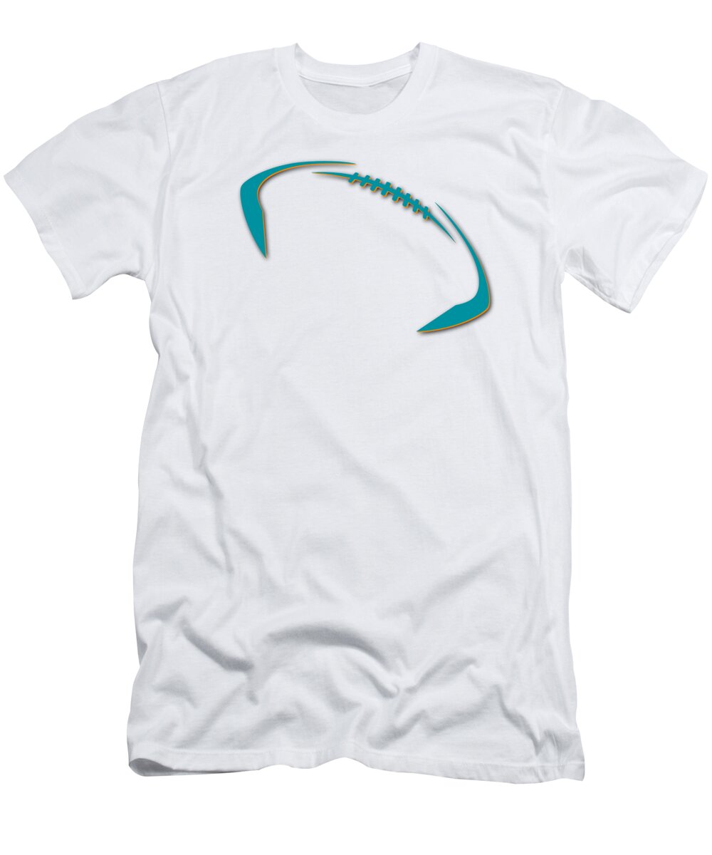 Miami Dolphins Football Shirt T-Shirt by Joe Hamilton - Pixels