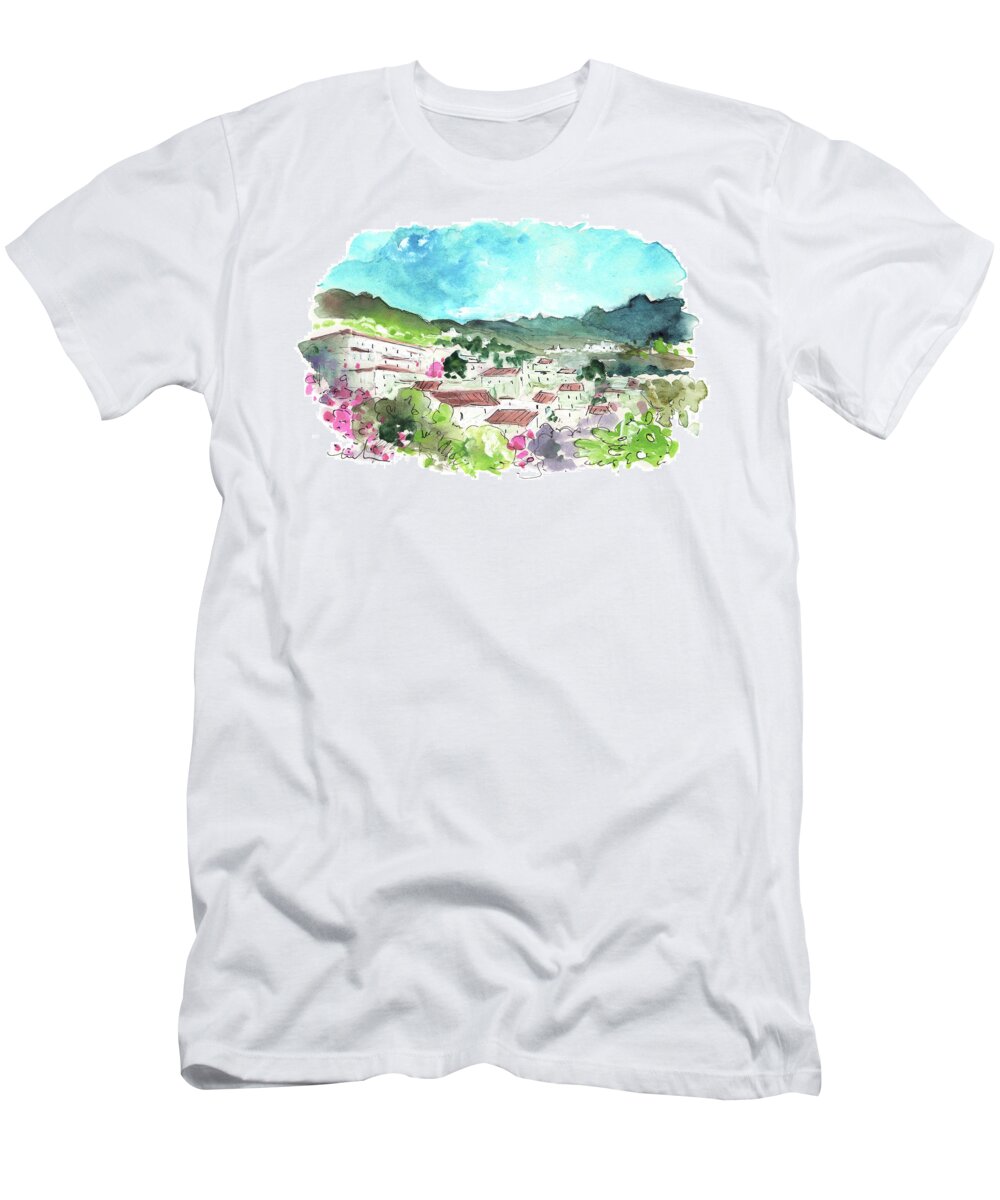 Travel T-Shirt featuring the painting Mijas 03 by Miki De Goodaboom