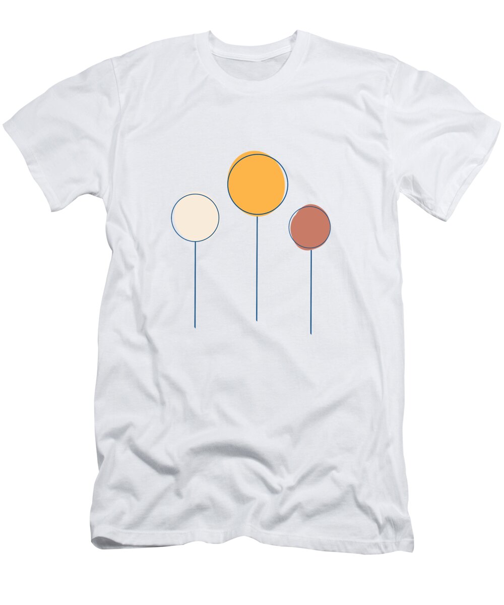 Modern T-Shirt featuring the photograph Modern Lines Keeper Abstract by Ink Well