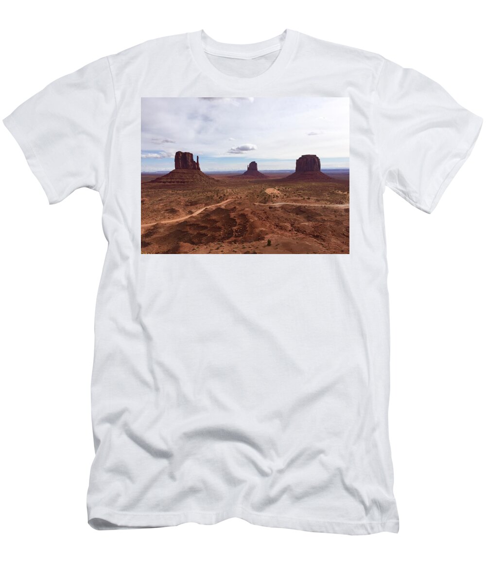 Monument Valley T-Shirt featuring the photograph Monument Valley by Bettina X
