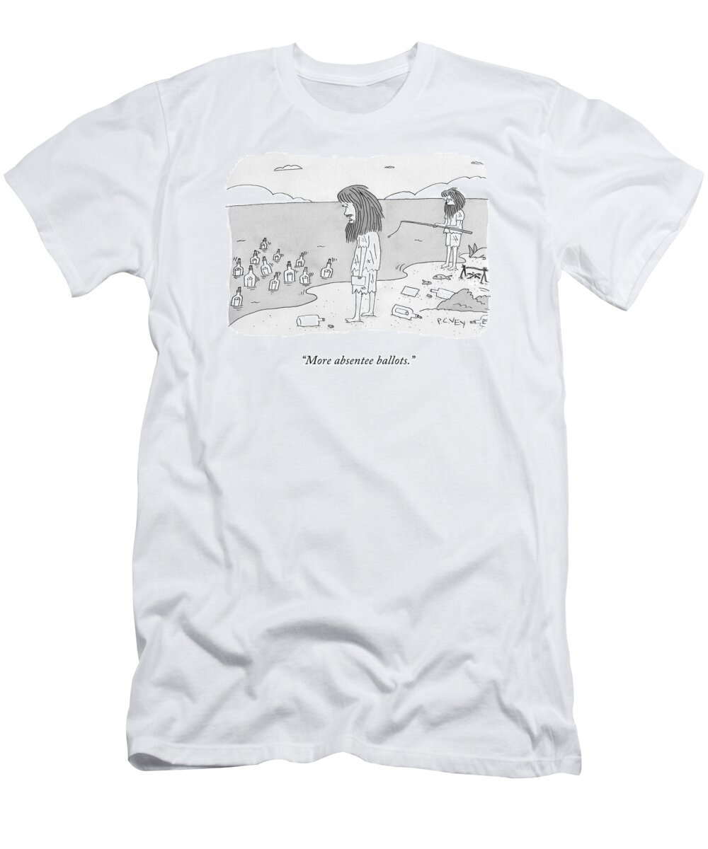 More Absentee Ballots. T-Shirt featuring the photograph More Absentee Ballots by Peter C Vey