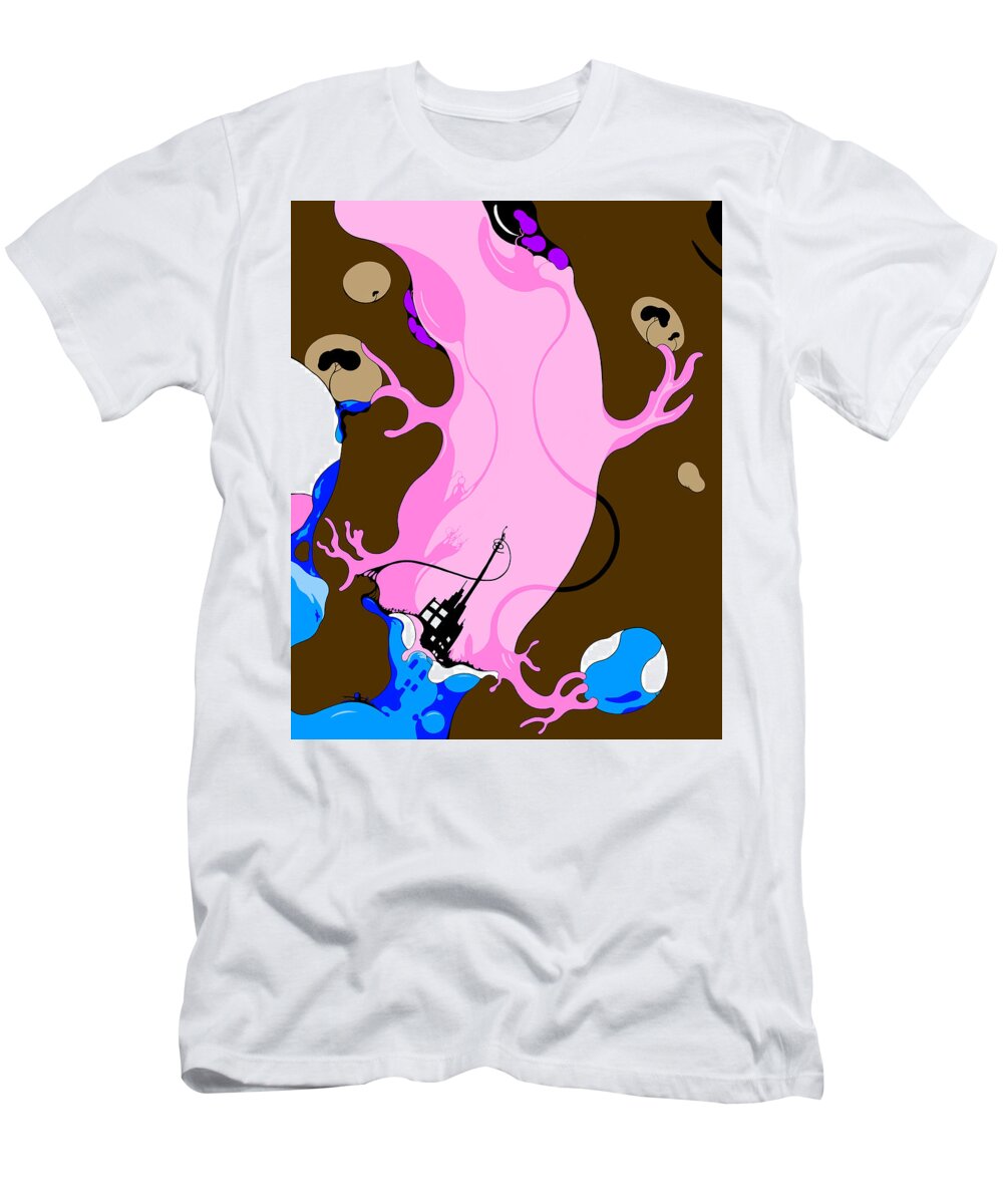 Salamander T-Shirt featuring the digital art Mutant Sally by Craig Tilley