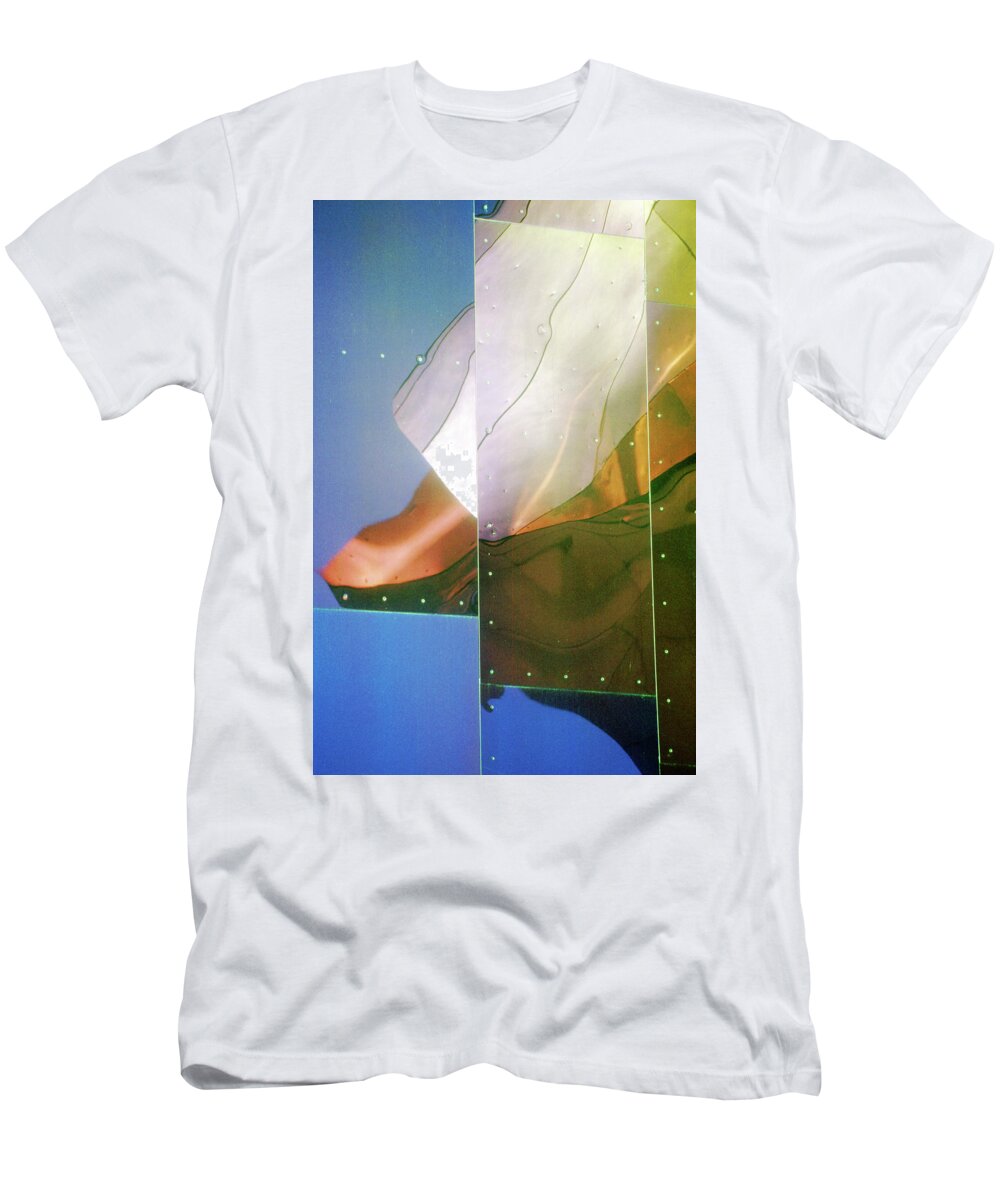 Mylar T-Shirt featuring the photograph Mylar Reflection #4 by Jerry Griffin