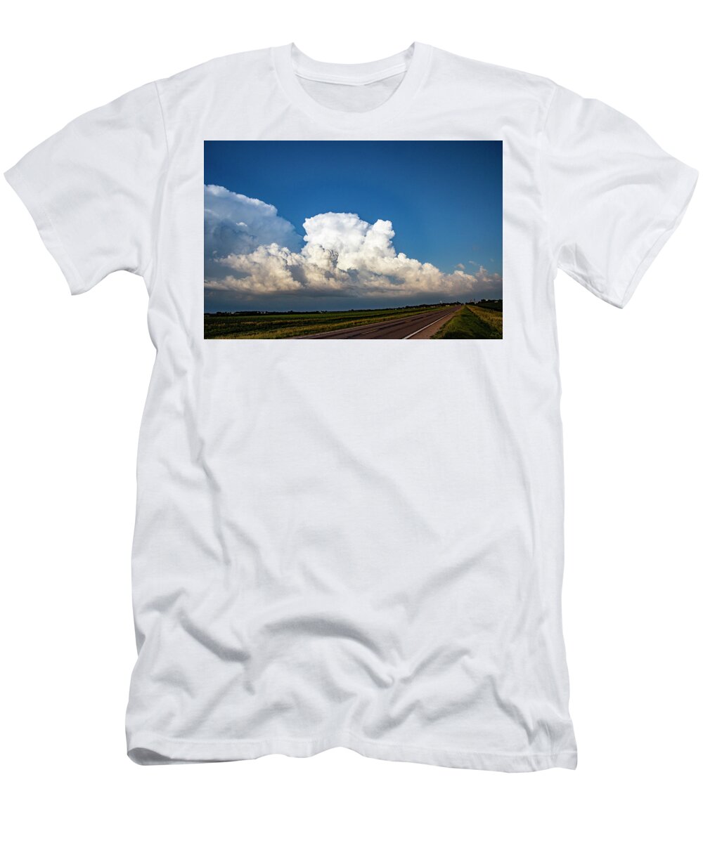 Nebraskasc T-Shirt featuring the photograph Nebraska Thunder and Lightning 020 by Dale Kaminski