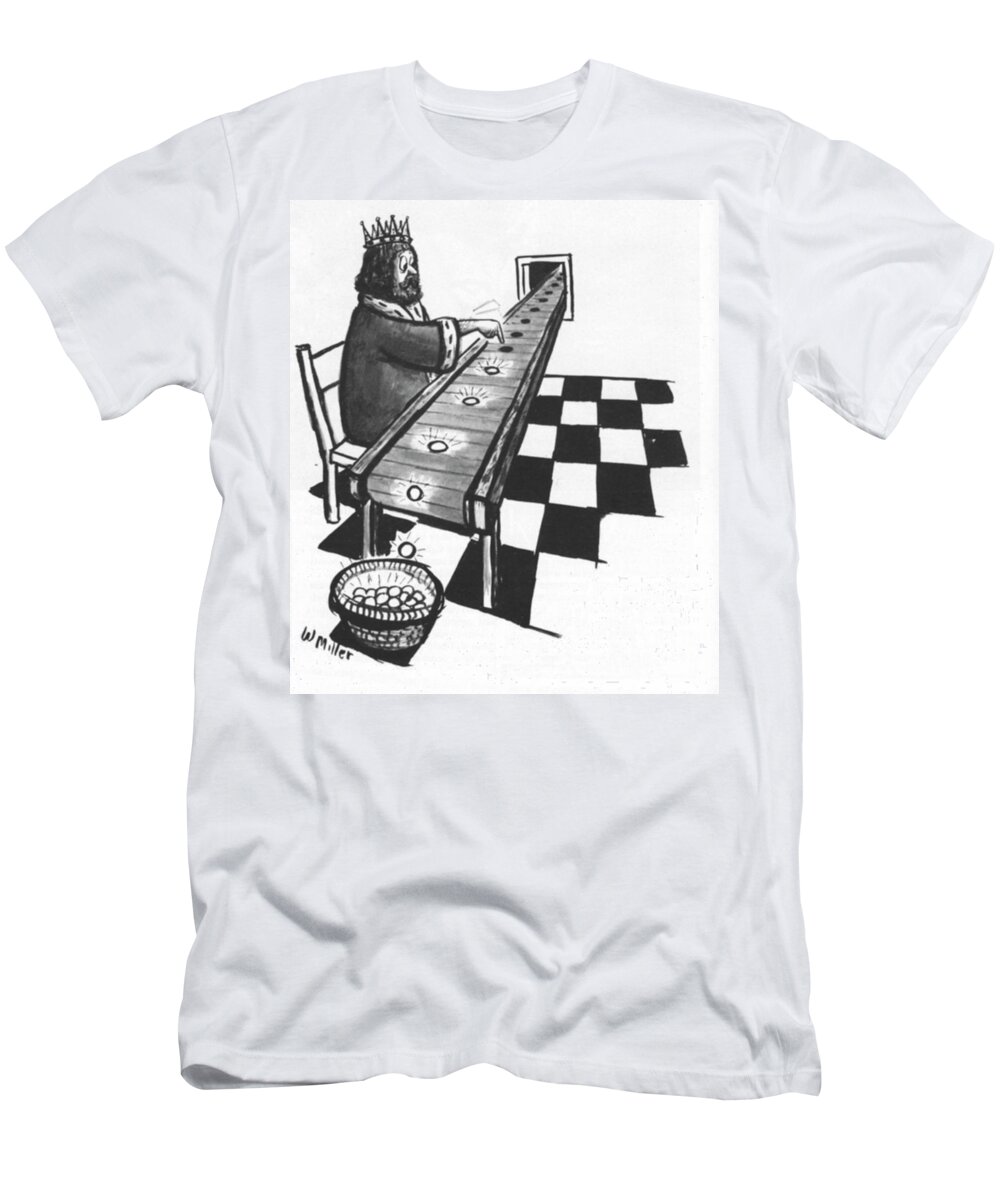 Alchemy T-Shirt featuring the drawing New Yorker March 9, 1963 by Warren Miller