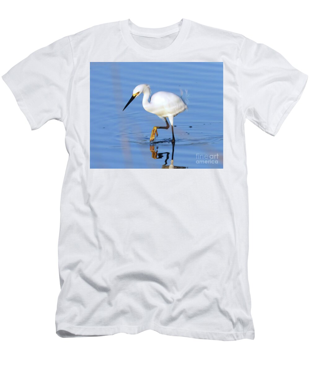 Egrets T-Shirt featuring the photograph On the Prowl by Scott Cameron