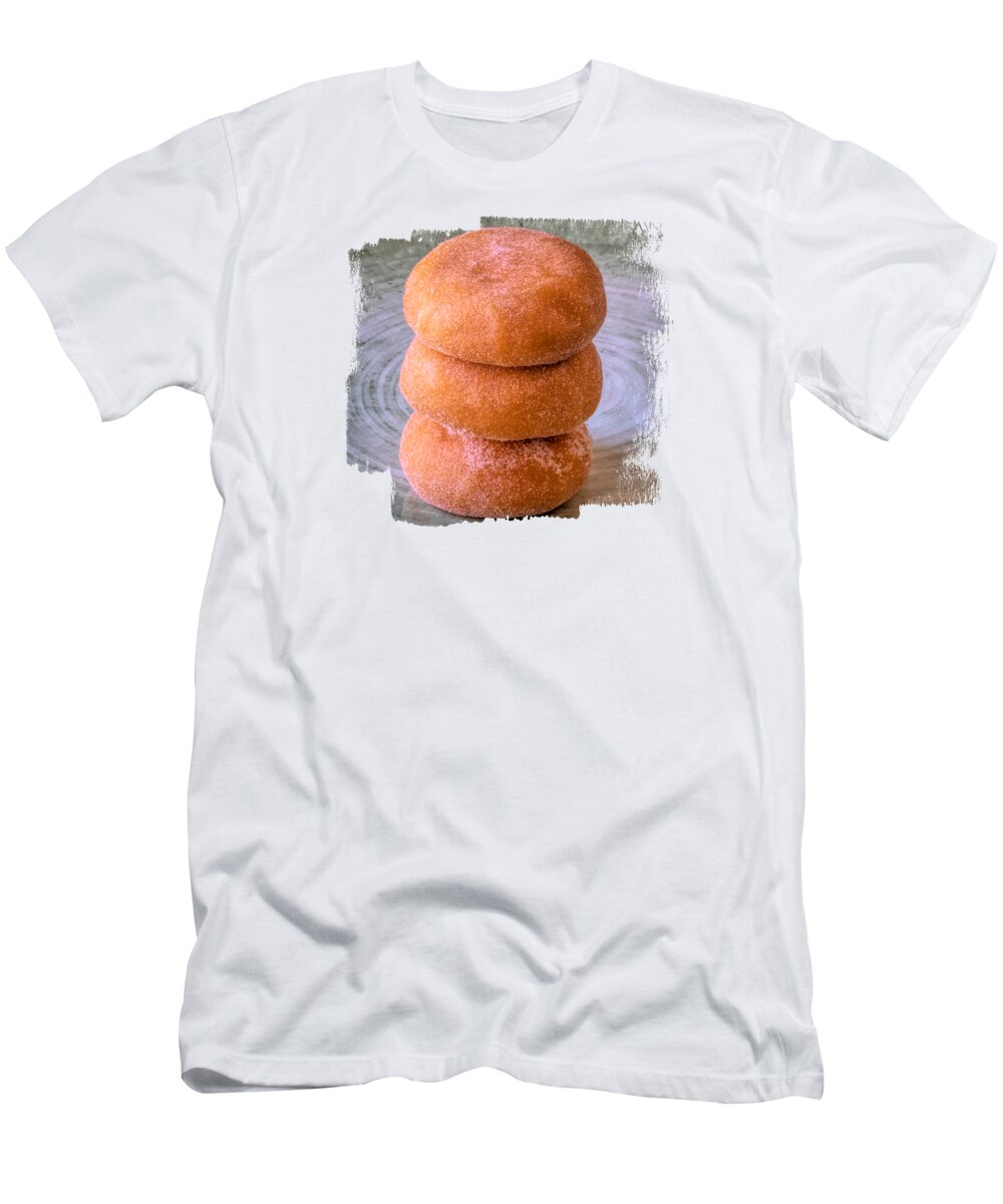 Mochi T-Shirt featuring the photograph Orange Mochi by Elisabeth Lucas
