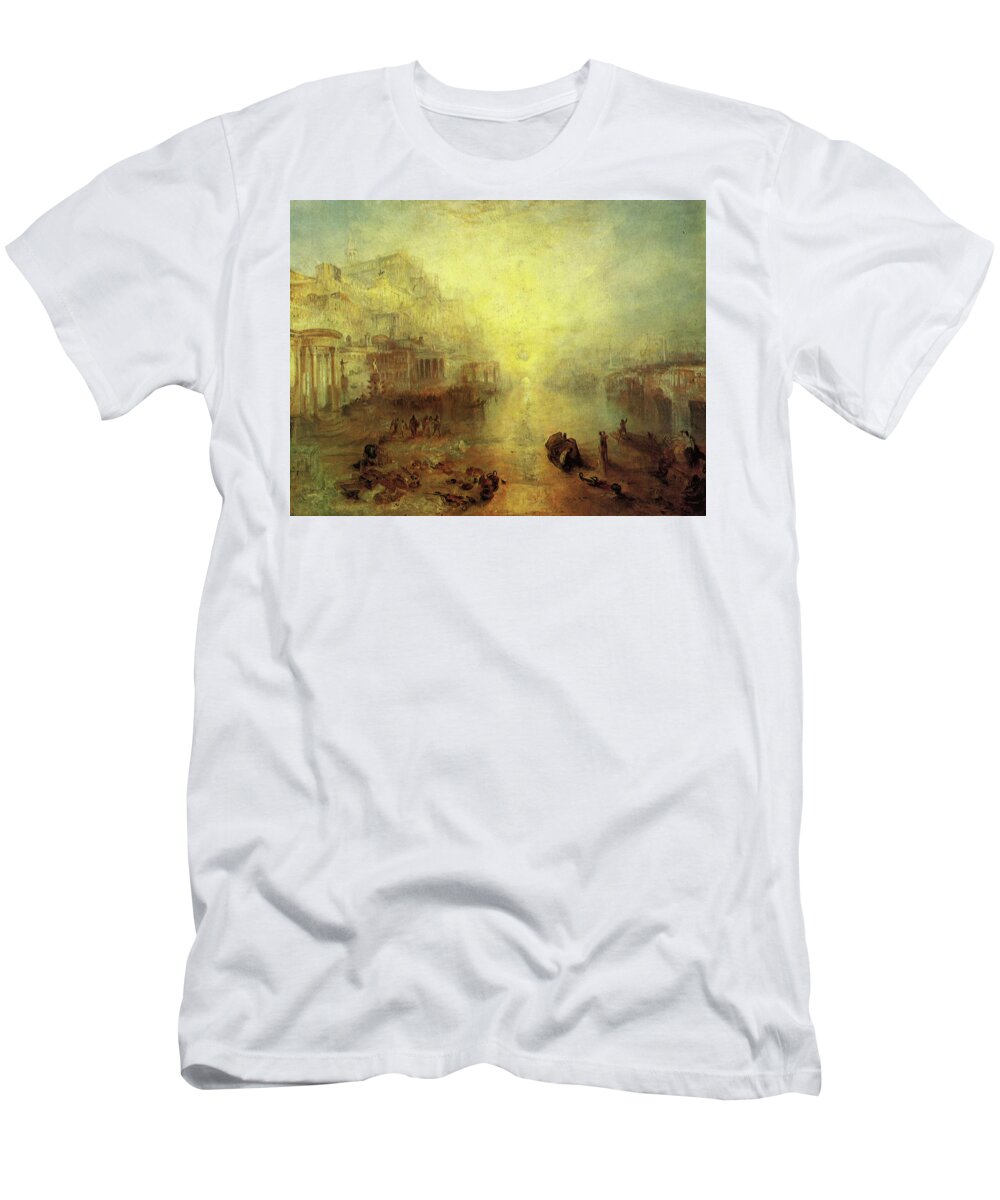 Ovid T-Shirt featuring the painting Ovid Banished from Rome by Joseph Mallord William Turner