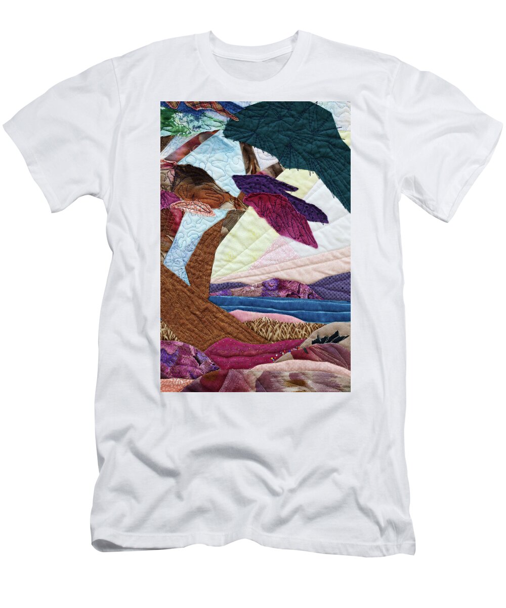 Pacific Beach T-Shirt featuring the mixed media Pacific Beach 2 by Vivian Aumond