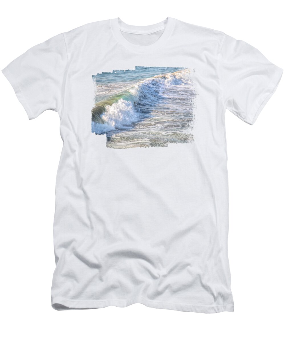 Waves T-Shirt featuring the photograph Pacific Ocean Waves by Elisabeth Lucas