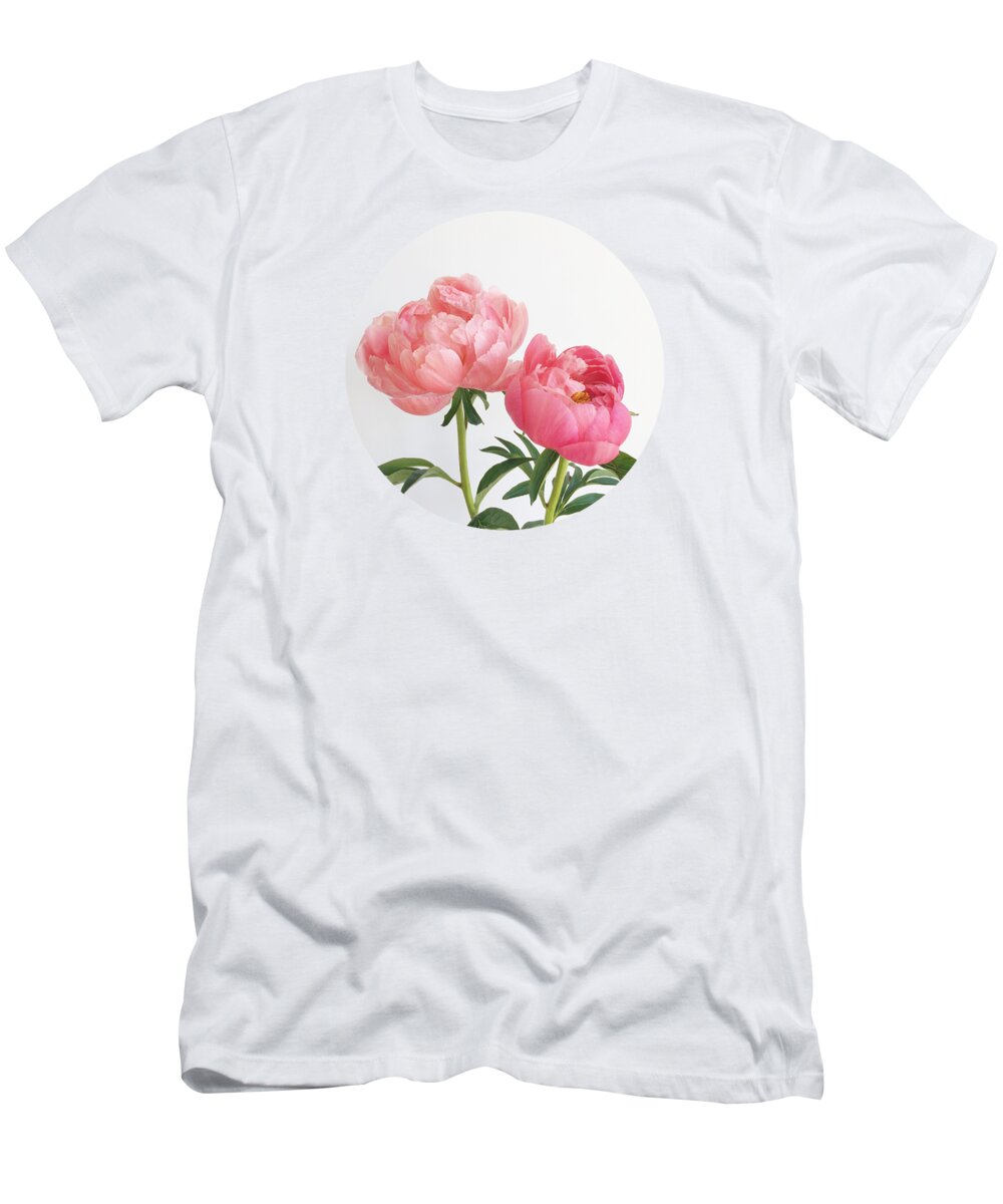 Flowers T-Shirt featuring the photograph Peonies by Cassia Beck