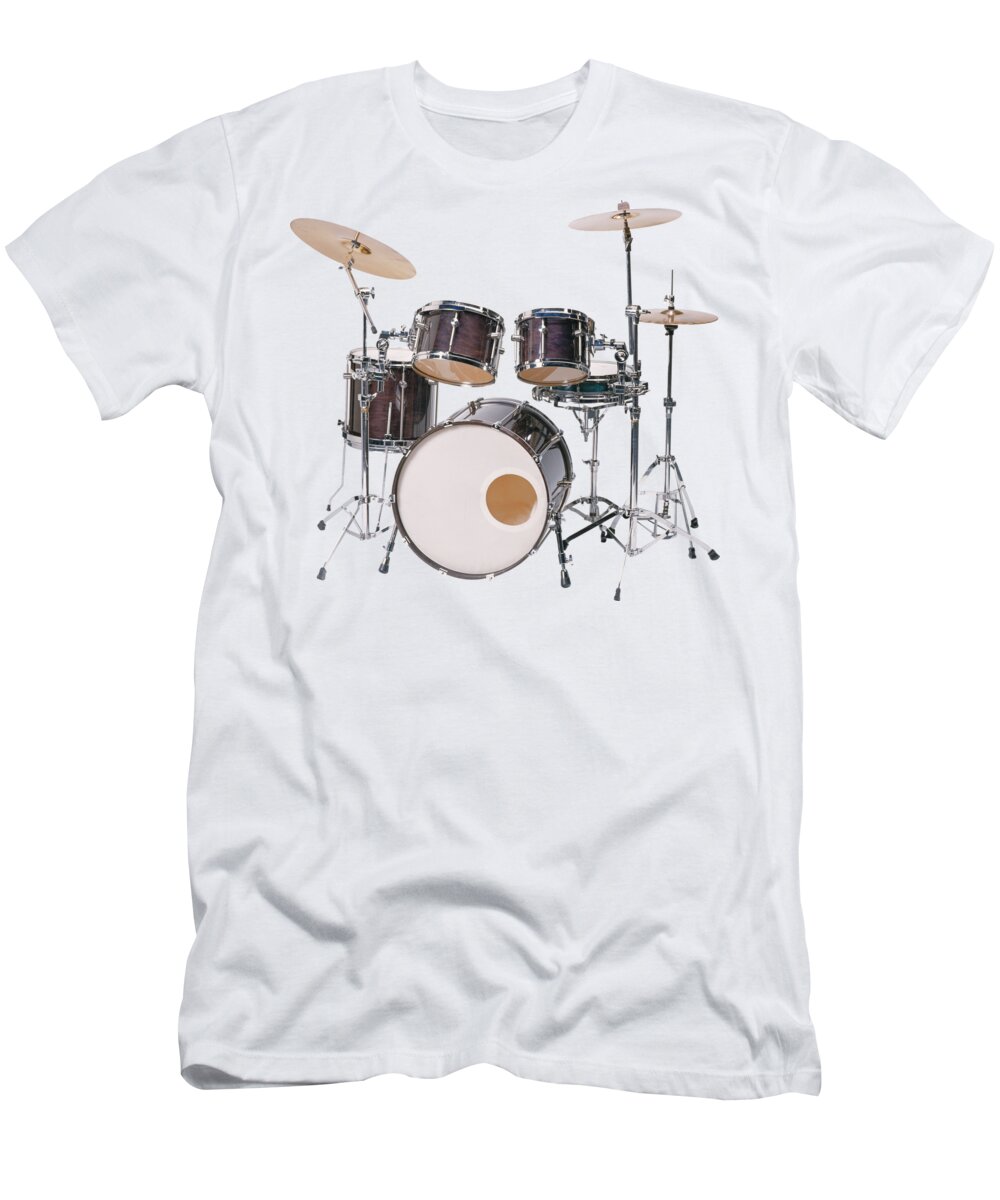 Drums T-Shirt featuring the photograph Percussion by Nancy Ayanna Wyatt