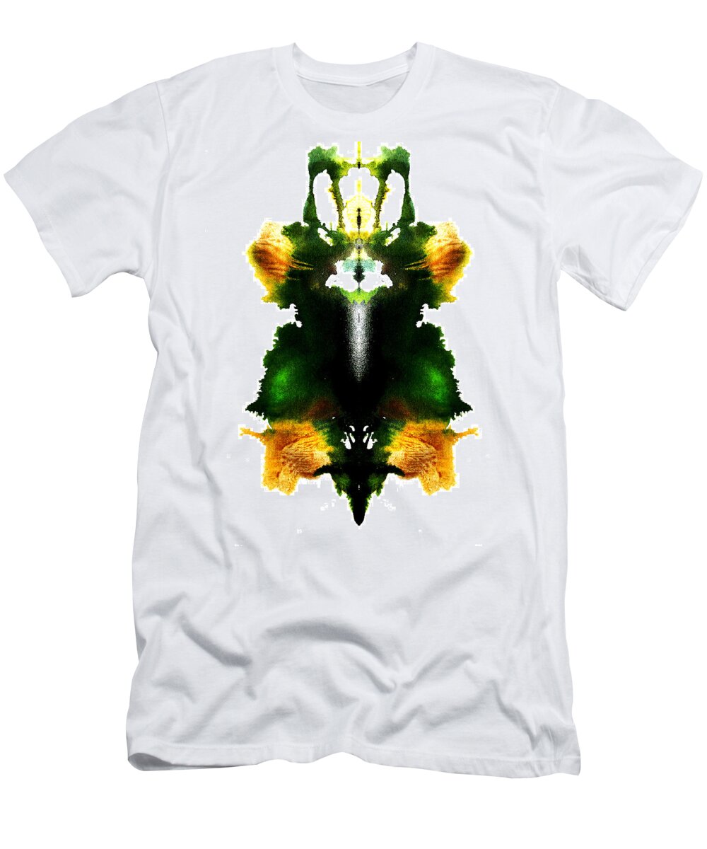 Ink Blot T-Shirt featuring the painting Plant Parenting by Stephenie Zagorski